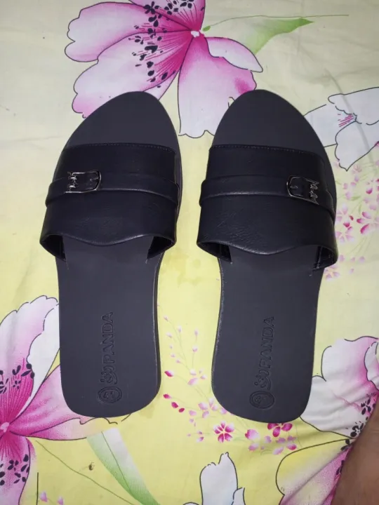 Stylish%20Leather%20Slides%20Sandal%20For%20Men%20-%20Slippers%20-%20Image%205