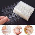 Nail Glue Stickers 2 Sheets 48pcs/ 5 Sheets 120pcs Nail Stickers. 