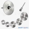 HSS Mini Circular Saw Blades (6 Pcs Cutting Disc Set). 