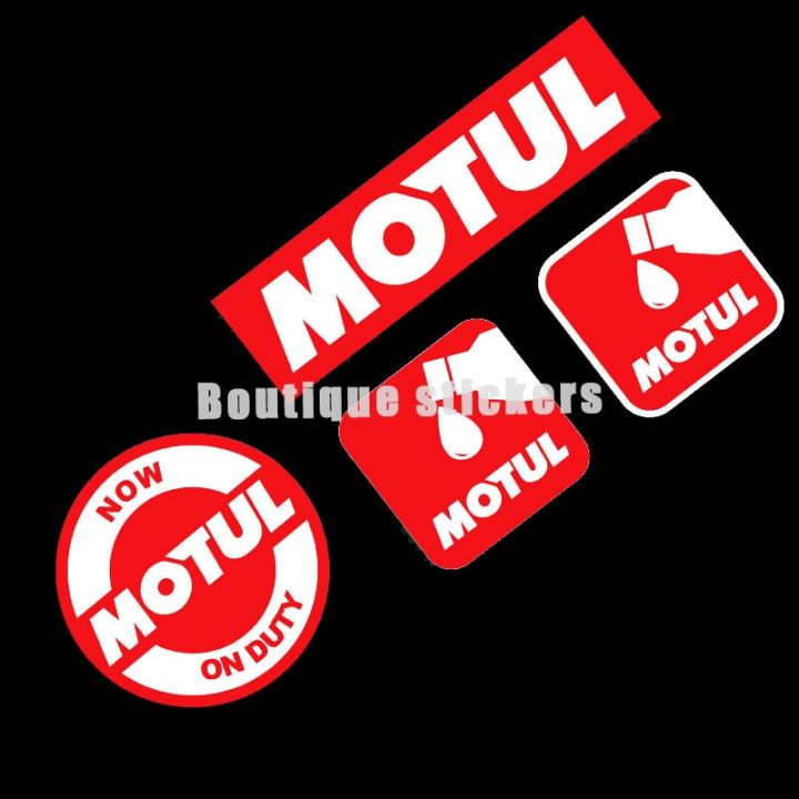 MOTUL Stickers Mote Car Stickers Modified Car Stickers Decorative Stickers Lahua Tide Brand Scratch Stickers Engine Oil