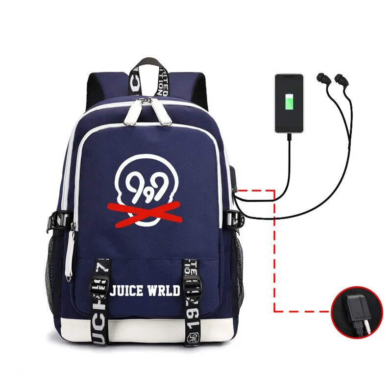 Juice Wrld Printed Backpack For Men And Women Students School Bag Juice Wrld Printed Backpack For Men And Women Students School Bag