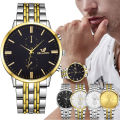 ORLANDO Men Watches Luxury Gold Stainless Steel Quartz Wristwatches Fashion Business Watch Relogio Masculino. 
