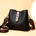 Live broadcast niche retro shoulder bag, fashion texture, light luxury bucket bag, new popular women's handbag.