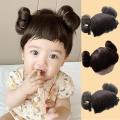 Korea Cute Baby Children's Hair Band Wig Bangs Head Buckle COS Hair Accessories. 