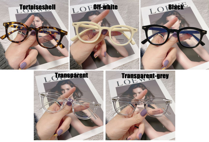 Anti-blue Light Black Frame Glasses Unisex Optical Glasses
