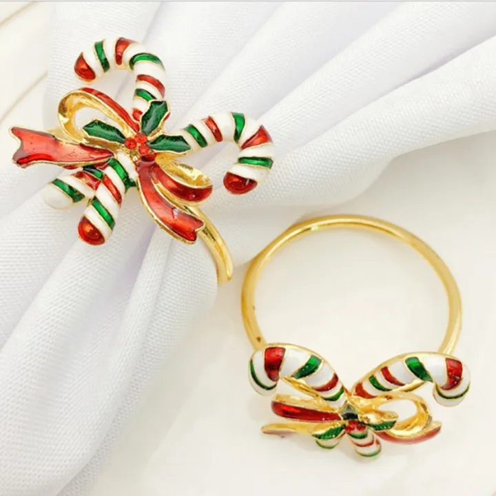8Pcs%20Christmas%20Napkin%20Rings%20-Napkin%20Holder%20Rings%20for%20Holiday%20Christmas%20Table%20Decoration%20Elk%20Napkin%20Buckle%20-%20Image%204