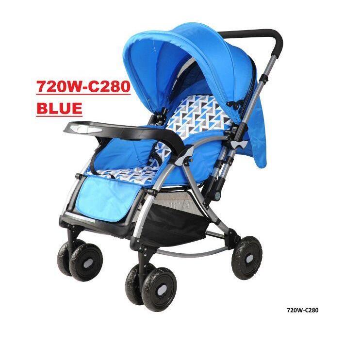 New%20BBH%20720W%20Baby%20Stroller%20Comfortable%20Rocking%20Prams-Blue%20-%20Image%204