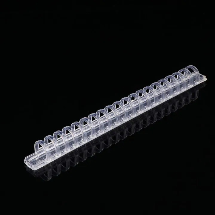 AUGUSTINE%20Loose%20Leaf%20Book%20Binder%20Rings%20Transparent%20Push-pull%20File%20Organizer%20Office%20Accessory%20Paper%20Collection%20Clips%20for%20Notebook%20Album%20Scrapbook%20Plastic%20Comb%20Bindings%20-%20Image%206