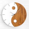 Wooden wall clock.