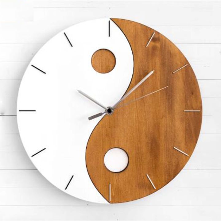 Wooden wall clock