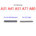 2PCS/Lot For Samsung Galaxy A31 A315F A41 A51 A515F A71 A80 LCD Display Screen FPC Connector Port On Mainboard / Flex Cable. 