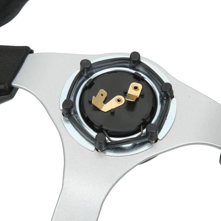 Racing%20Steering%20Wheel,%20Reasonable%20Size%20Comfortable%20Touch%2013in%20330mm%20Exquisite%20Appearance%20Steering%20Wheel%20Easy%20Clean%20with%20Wrench%20for%20Vehicle%20-%20Image%208