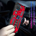 【Pioneer Gong】Armor Phone Case For Samsung Galaxy A52 A72 A32 5G A12 A02S A02 M02 A42 With Metal magnetic Rugged Bracket Protector Back Cover. 