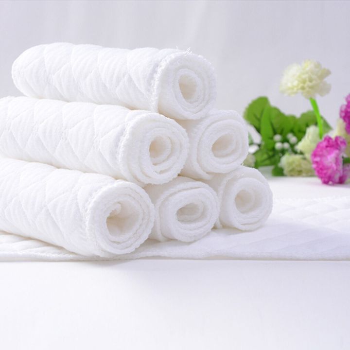 10pcs%20Reusable%20Baby%20Diapers%20Cloth%20Diaper%20Inserts%201%20piece%203%20Layer%20Insert%20100%25%20Cotton%20Washable%20Babies%20Care%20Eco-friendly%20Diaper%20-%20Image%206