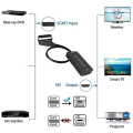 Scart to HDMI-Converter Audio Converter Supports 1080P HD Conversion Adapter Hd Converter.