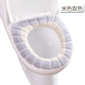 Winter thickened toilet pad round toilet cover plush universal winter warm universal toilet cover toilet pad. 