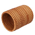 Rattan Chopsticks Tube Shovel Spoons Bucket Dinner Knives Forks Tableware Storage Box Home Storage Baskets Organizer A.