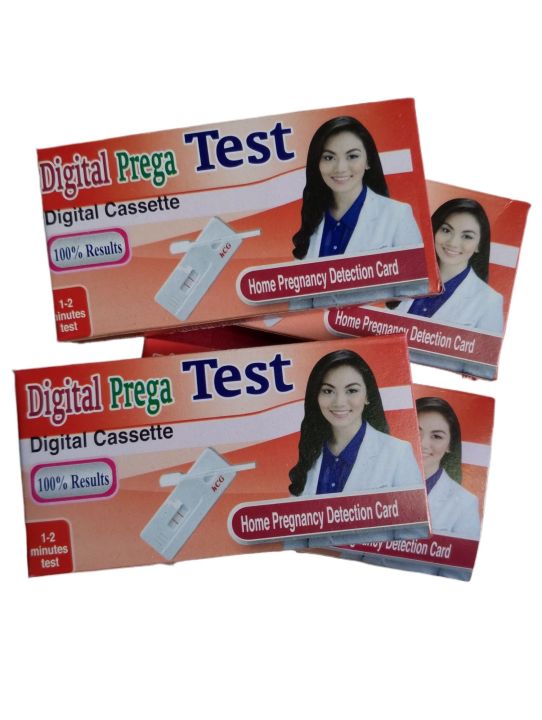 10Pcs Digital Pregnancy Test Digital Cassette Device Kit / Urine HCG Check Strips