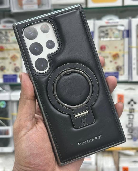 Jinduka%20Leather%20phone%20PU%20case%20with%20luxury%20magnetic%20support%20ring%20for%20Samsung%20Galaxy%20S25%20Ultra,%20S24%20Ultra,%20S23%20Ultra/%20Magsafe,%20wireless%20charging,%20hollow%20logo%20-%20Image%202