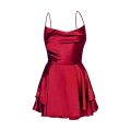 Women Lady Style Dress High-waisted Short Mini Skirt. 