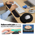 Keyboard Mouse Wrist Rest Pad Ergonomic Memory Foam Set Office Hand Care Cushion for Computer.