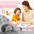 Talking Flash Cards Alphabet Pocket Speech Toys Therapy Autism Sensory Toys for Kids Early Educational Toy English Flashcards. 