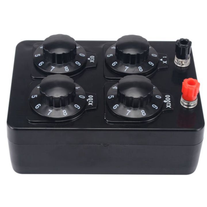 3X%200-9999%20Ohm%20Simple%20Resistance%20Box%20Precision%20Variable%20Decade%20Resistor%20Teaching%20Instrument%20-%20Image%202