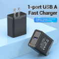 Vention USB Charger Fast Charging Quick 22.5W Fast Charge QC 3.0 USB Android Fast Charger for Huawei Redmi Note 10 Pro Xiaomi Poco X3 NFC, SAMSUNG S20 Realme 6 Pro Wall Charger. 
