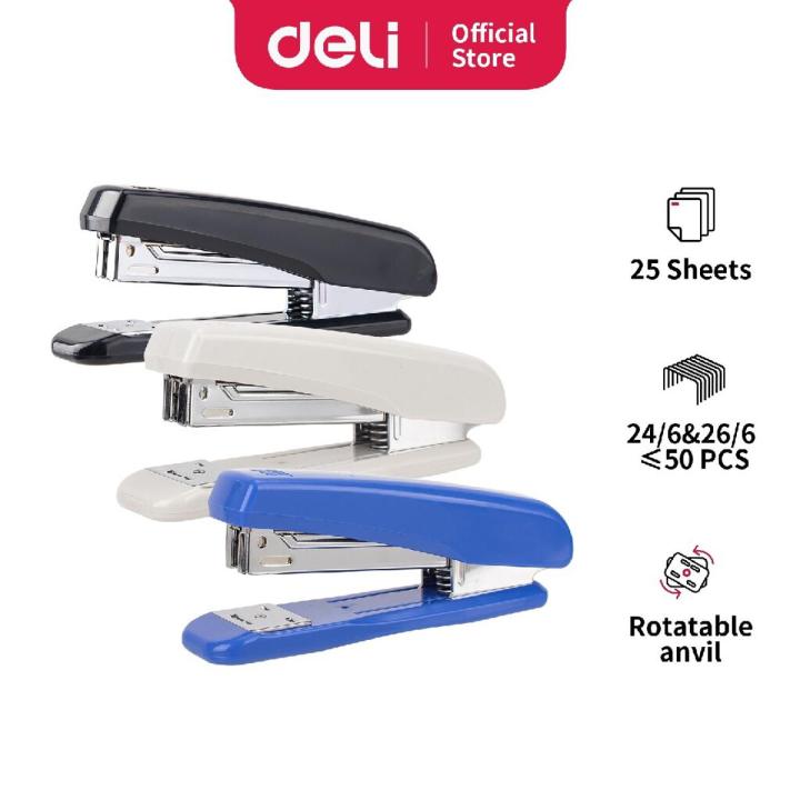 Deli E0306 Metal Base Stapler - 25 Sheets