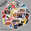50pcs/Pack Hot Tv Show Friends Stickers Cartoon Funny Stickers For Laptop Computer Luggage Phone Pad Decor Kids Toy Stickers.