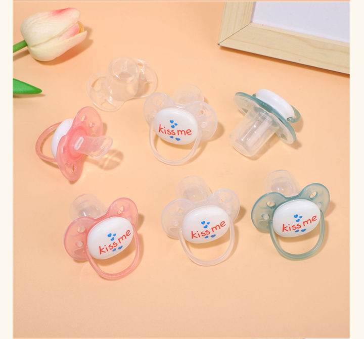 Kiss me Baby silicone pacifier with lid sleeping nipple newborn baby comfort Nipple -1pcs