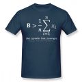 Funny Math Be Greater Than Average Mathematics Nerd Geek Calculus Men T Shirt Oversize O-neck Cotton Short Sleeve Funny T Shirts. 