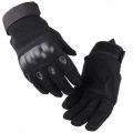 full finger Milita Grade Tactical Outdoor Hand Gloves- Black. 