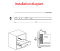 2Pcs 8-16 Ball Bearing Drawer Slides Furniture Slide Steel Ball Bearing Slides Keyboard Cabinet Cupboard Drawer Runners. 
