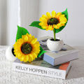 LED Sunflower Artificial Night Light Bedroom Dormitory Decorative Table Lamp Simulation Flowers Light Luyo. 