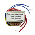 200W DC 12V to AC 12V Inverter 50Hz Square Wave Signal Generator Module Accessories 12W AC 12V to 220V Power Transformer Board.