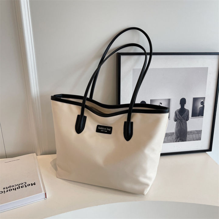 Oxford%20Cloth%20Bag%20Bag%20Women's%20Large%20Capacity%202024%20New%20Fashion%20Simple%20Shoulder%20Bag%20Premium%20Commuter%20Tote%20Bag%20-%20Image%202