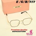 New Men Fashion Eyeglasses Best Reading glasses Classic New Design Transparent glass Best Premium Quality Man Endgame Cutout White -Eyeglass Glass Latest Trends Eye Glass Frame Unisex.