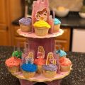 Disney Princess Cake Decorations Girls Favor Party Cake Topper Decorates Baby Shower Princess Cupcake Toppers Decor Supplies. 