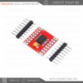 2-Channel Motor Driver Module TB6612 / TB6612FNG – 1A Dual Motor Controller for Arduino, RC Cars, LFR, and DIY Projects. 