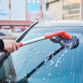 Orange Car Wash Brush Good Quality 58cm Telescoping Long Handle Car Brush Microfiber Car Wash Mop for Car. 
