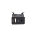 1M Car RCA Cable Adapter Switch 3.5mm Audio Jack AUX USB Cable Extention Mount Panel RCA Cable Replacement For Toyota Volkswagen.
