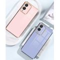 Vivo Y17s Y17 Y12 Y15 Y11 Y19 Luxury Plating Straight Slim Edges Protection Casing Soft Silicon Back Cover Case.