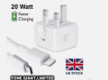 For iPhone 14 13 12 11 Pro XR XS MAX Fast Charging USB-C PD Plug Charger Cable.