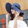 Ladies Beach Hat Foldable UV Protection Beach Hat Sun Hat Summer Beach Hat.