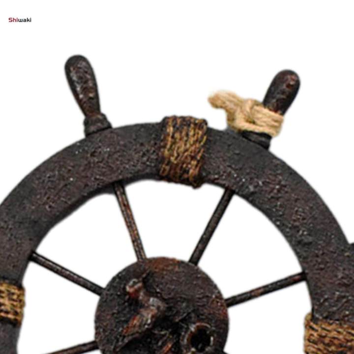 Creative%20Nautical%20Boat%20Steering%20Wall%20Decor%20Statue%20Craft%20Wooden%20Ship%20Wheel%20Wall%20Hanging%20Decor%2028cm%20-%20Image%203