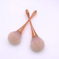 New Single Rose Gold Small Waist Makeup Brush, Powder Brush, Powder Brush, Beauty Tool, Pink Goblet. 