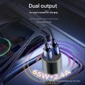 Car charger fast charging 65w super flash. 