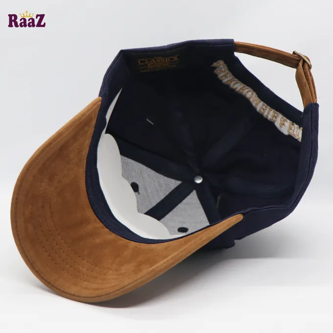 Abercrombie%20&%20Fitch%20Navy%20Blue%20And%20Brown%20Velvet%20Curved%20Brim%20Cap%20-%20Cap%20-%20Image%204