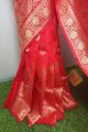 Indian Kanjivaram katan saree for woman. 